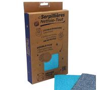 VENTEO | Serpillière Microfibre Lavable x2 | Textile Micro Absorbant Haute Densité | Surface Nettoyante Premium pour Maison et Cuisine | Lavette Réutilisable pour Sols Carrelés Parquet Stratifié