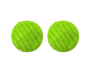 VENTEO - Serpillière Microfibre X 2 pour Nettoyeur Vapeur | Recharge Balai Vapeur | Disques Circulaires Lavables pour Entretien Sols Durs | Accessoire Textile Absorbant pour Nettoyage Vapeur