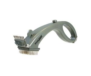 venteo - Steak Zoom Grill - Nettoyeur de grill barbecue, brosse spécifique en acier inoxydable et ultra légère