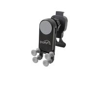 Venteo Support de Téléphone pour Voiture - Gravity Phone Holder Fixation Grille d'aération - PVC Renforcé - Universel - Système autobloquant