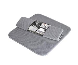 Venteo Tapis Egouttoir Vaisselle Cuisine Microfibre Absorbante | Accessoire Evier Protection Surface Delicate | Séchage Vaisselle Organisation Plan De Travail Cuisine | Absorption Eau Condensation