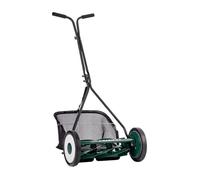 VENTEO Tondeuse Hélicoïdale Manuelle 7 Lames 40,6 cm avec Bac de Ramassage