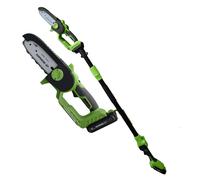 Venteo - Tronçonneuse sans fil 2en1 avec bras télescopique - Légère/maniable -Pour bricolage/coupe/élagage -Rechargeable sur batterie 20V