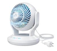 Venteo - Ventilateur Portable Oscillant 360° | Ventilateur de Table Multidirectionnel | Rafraichisseur d'Air Silencieux | Pour une Ventilation Intérieure | Utilisation dans Salon Chambre Burea