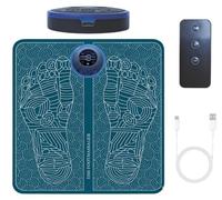 VENTEO - Zen Feet Appareil de Massage Pieds | Electrostimulateur Musculaire Sans Fil, 8 Modes, 19 Intensités, Télécommande | Massage Pieds, Masseur Pied, Détente Jambes à Domicile Soin Maison