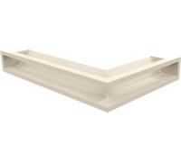 Venter cover Luft corner left 60x40x9 cream slim