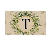 Ventes De Printemps avec Initiale du Nom De Famille Aujourd'hui Liquidation Tapis De Bain Antidérapant Absorbant Paillasson Exterieur Anti-Poussière Paillasson pour Entrée Accessoires Maison mais