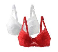 Ventes Flash De Printemps Soutien Gorge sans Armature Rouge Allaitement Rembourre Bandeau Tube Top Femme pour Le Sport Brassière Grande Taille Grossesse Ultra Leger Soutiens en Dentelle