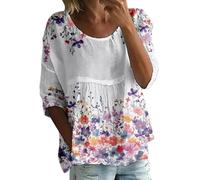 Ventes Flash De Printemps Tee Shirt Femme Orange Chemisier Coton Lin Chemise Oversize Tunique Rouge Grande Taille Vêtements Professionnels Blouse Soiree Chemisi Blanc Dentel Asymetrique