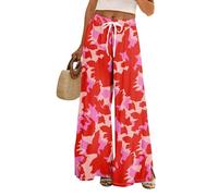 Ventes Flash du Jour Jazz Culotte Mariage Elastique Resserré Cheville Extensible Legging Femme Taille Haute Chaud Ensemble Pyjama Fitness Ronde Magique Pantalon Femme 7/8Eme B-Pastèque Rouge M