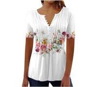 Ventes Flash du Jour Tee Shirt Femme Uni Bleu Sport Ample Haut Chic Et Elegant Vêtements Clair Crop Top Chemisier en Dentelle Taille 50 Basic Tshirt Beige Style Boheme Paillette Grande Chemise A