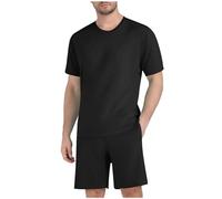 Ventes Flash Survetement Homme ete Chemise Manche Courtes + Short Ensemble 2 Pièces Printemps Été T-Shirts Ensemble Short pour Le Sport et Loisirs Tee Shirts Décontractée Sport Hommes Cadeau Pas Cher
