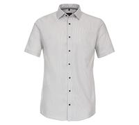 Venti Chemise d'affaires à manches courtes imprimé moderne, gris clair, 42