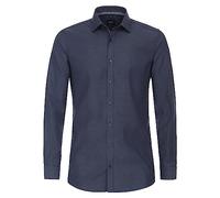 Venti Chemise d'affaires unie Body Fit, Bleu foncé, 44