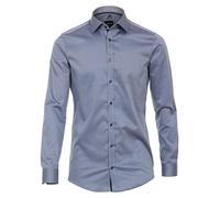Venti Chemise d'affaires unie Body Fit, bleu moyen, 48
