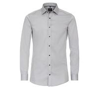 Venti Chemise d'affaires unie Body Fit, gris clair, 43
