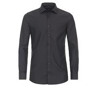 Venti Chemise d'affaires unie Body Fit, gris foncé, 43
