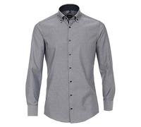 Venti Chemise d'affaires unie - Coupe moderne, bleu foncé, 42