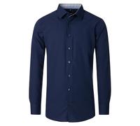 Venti Chemise d'affaires unie - Coupe moderne, Bleu foncé moyen, 42