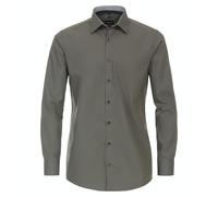 Venti Chemise d'affaires unie - Coupe moderne, olive, 44