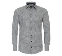 Venti Chemises d'affaires imprimées coupe moderne, olive, 42