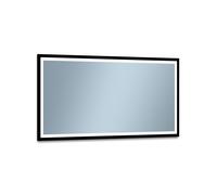 Venti Luxled miroir 120x60 cm rectangulaire avec éclairage noir 5907459662733
