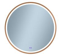 Venti Orion Red Gold miroir 60x60 cm circulaire avec éclairage oui 5905951180380