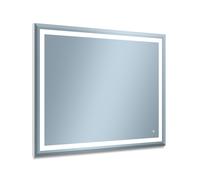 Venti Willa miroir 100x80 cm rectangulaire avec éclairage argenté 5907459662177