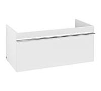 Venticello Villeroy und Boch vasque A93501MS 95,3 x 42 x 50,2 cm, poignée chromée, White Matt