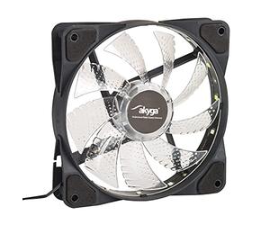 VENTILADOR AKYGA AW-12D-LED 120 MM 15 LED ARCO IRIS MOLEX