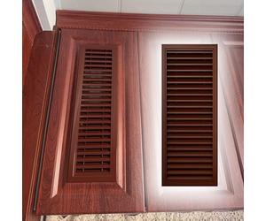 Ventilat Grille d'aération à persiennes pour greniers, abris de jardin et cuisines 10 x 90 cm - Porte d'accès et climatisation