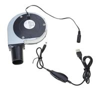 Ventilateur 11028 12 V 5 x 2 1 mm avec contrôleur de vitesse Ventilateur compact et silencieux pour barbecue et camping