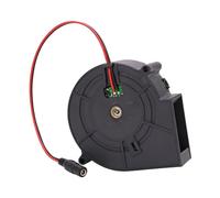 Ventilateur 12 V haute vitesse pour barbecue et boîtier PC 97 x 33 mm 5500 tr/min avec entrée de 5,5 x 2,1 mm pour barbecue avec construction en métal + plastique