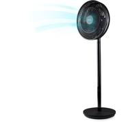 Ventilateur 2 en 1 sur pied et sur table - DOMO - 3 vitesses - Avec 7 pales - Silencieux - 55 W - Noir
