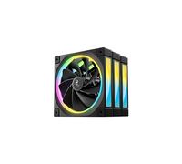 DeepCool FL12R-3 IN 1 Boitier PC Ventilateur 12 cm Noir 3 pièce(s)