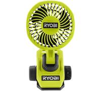 Ventilateur 4V USB Lithium - diamètre 9 cm -2 vitesses 120/90 tr/min - tête orientable haut/bas & droite/gauche - (Vendu sans batterie) - RCF4-0