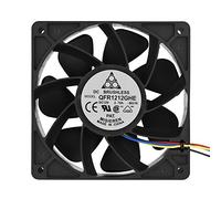 Ventilateur 6000 Tr/min pour AntMiner, DC 12V 2.70A 120mm Ventilateur de Refroidissement de Remplacement Connecteur 4 Broches pour Antminer S7 S9, Double Roulement à Billes de Haute Précision