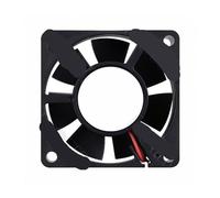 Ventilateur 6020 24 V 12 V 60 mm x 20 mm CC sans balais 60 mm à double boule radiale(12V Sleeve 2510-2PIN,1Pc 6020 Axial Fan)