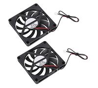 Ventilateur 80Mm 12V,Ventilateur 12V,Ventilateur Pc 12V 2 Fils 8X8,Ventilateur 80Mm 15Mm 12V Performant,12V Fan/80X80Mm,Ventilateur Pc 80Mm,Ventilateur De Refroidissement 3D,21.46Cfm 2Pcs,Pièce D'Asse