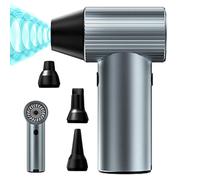 Ventilateur à air pour sèche-linge de voiture - Dépoussiéreur portatif sans fil - Moteur sans balais de 9 000 tr/min - Ventilateur de canal industriel de 45 m/s - Turbine à charge rapide - Pour