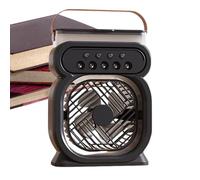 Ventilateur à brouillard d'eau - Ventilateur de refroidissement portable avec vaporisateur de brouillard - Appareil réglable avec trois vitesses de vent - Équipement de refroidissement silencieux