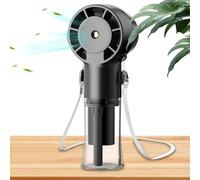 Ventilateur à brume d'eau | Ventilateur personnel USB 12 000 tr/min, USB 1200 mAh haute vitesse pour voyage, terrasse, bronzage, randonnée, stade, siège au bord de la piscine, golf chaud