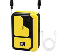 Ventilateur à clip de hanche portable, ventilateur de maintien de t-shirt : refroidisseur d'air à affichage numérique, appareil calme avec 3 vitesses pour père, ami, mère