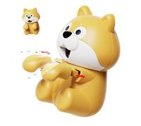 Ventilateur à clipser - Gadget rechargeable pour chien amusant | Moteur silencieux à 3 vitesses avec pince flexible à double pied et fixation de jante universelle pour , bols et tasses, 2,24 x