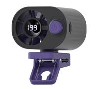 Ventilateur à clipser - Petit ventilateur sans pales de 8 cm, batterie rechargeable USB | Refroidisseur personnel Compact à affichage numérique, pour SUV RV Van Pickup voiture intérieur bureau voyage