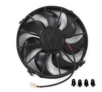 Ventilateur à condensateur AC 24 V, 3200 tr/min, type de traction, 7 pales | Améliore la dissipation de la chaleur dans le compartiment moteur pour le refroidisseur et la climatisation avec moteur