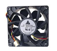 Ventilateur à contrôle de vitesse PWM QFR1212GHE 6 000 tr/min 120 x 120 x 38 mm pour Antminer