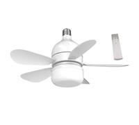 Ventilateur à douille Light - Ventilateurs de plafond avec lumières | Ventilateur de plafond à la baïonnette | De petits ventilateurs d'ampoule avec des ampoules créatives de feux de Faancréatifs tél
