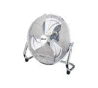 Ventilateur à lame domestique - TERMOZETA - TZBA01 - Chrome/Blanc - 40 cm - 58,7 W - Sol/Table Gris