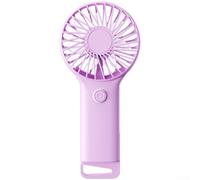Ventilateur à Main ABS Léger avec Crochet de pour suspension | Matériau ABS , léger 90g, crochet pratique, couleurs variées, design compact ergonomique(Pink-F22)
